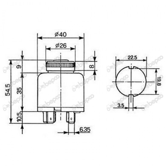 Contact Chei Landini Massey Ferguson 1424109M92, 1424109M91, M1424109, 276590060, 1021283, 14.112.000.11, VPF3252, 14112000, S7659/6, 29/S7659/6 30/950-36 BEPCO