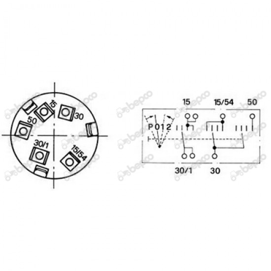 Contact Chei Landini Massey Ferguson 1424109M92, 1424109M91, M1424109, 276590060, 1021283, 14.112.000.11, VPF3252, 14112000, S7659/6, 29/S7659/6 30/950-36 BEPCO