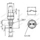 Contact Stop Frana Case IH 3146358R1 3147137R1 3401400R1 V39220200 V684690 25/962-14 BEPCO