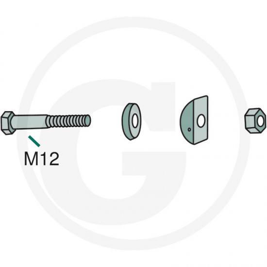 Element de Fixare Dinte Grebla Deutz-Fahr Pöttinger 52506581529 1.1043.039.900.00 1.1503.030.610.00 7006581529 GRANIT Element de Fixare Dinte Grebla Deutz-Fahr Pöttinger 52506581529 1.1043.039.900.00 1.1503.030.610.00 7006581529 GRANIT