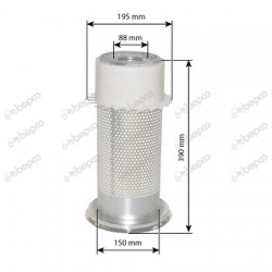 Filtru Aer Exterior Case IH Deutz Fiat Hurlimann JCB Lamborghini Landini Manitou Massey Ferguson Same C16340 XA1432K  SL5632 P772550 SA14698K 79072797 60/161-104 BEPCO