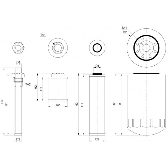 Filtru Ulei Fiat Ford New Holland Same 1901796 244191701 4222406 F017968 F17968 VPD5037 60/97-40 BEPCO