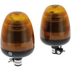 Girofar 12/24V 20W Cu Picior Set 2 Bucati LA20095 KRAMP