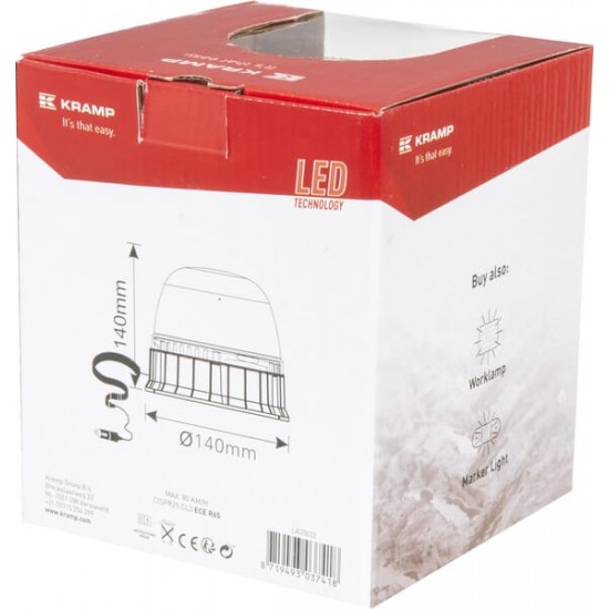 Girofar 12/24V 24W Magnetic LA20022 KRAMP