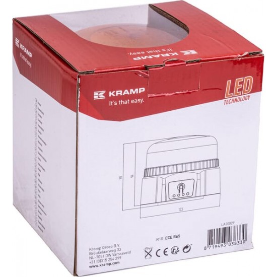 Girofar Led 12V 12.6W Magnetic Reincarcabil LA20029 KRAMP Girofar Led 12V 12.6W Magnetic Reincarcabil LA20029 KRAMP