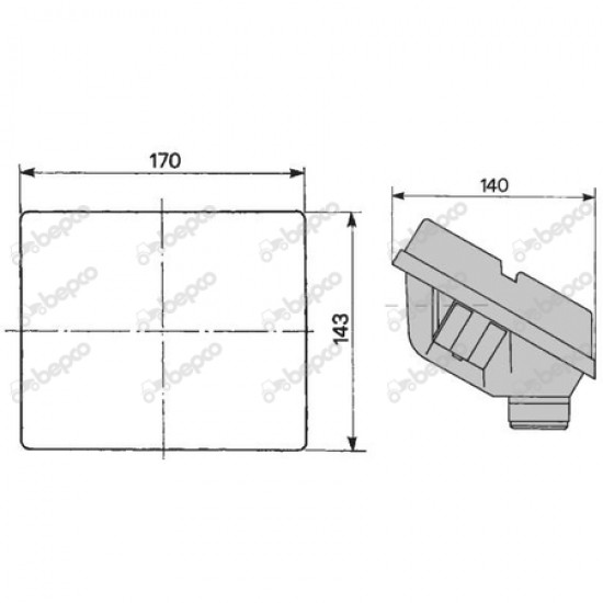 Lampa Spate 29/s8019/420 Lamborghini Same 2.801.9740.0/02 280197400 28019740002 29/S8019/420 BEPCO