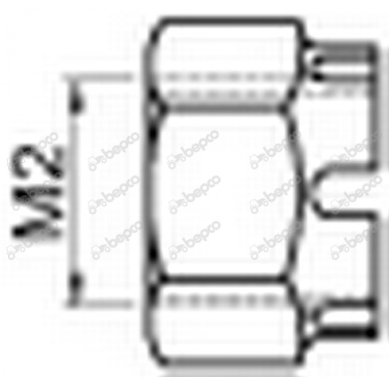 Piulita Roata Fata Cap Bara Massey Ferguson 963534M1 30/452-16 BEPCO