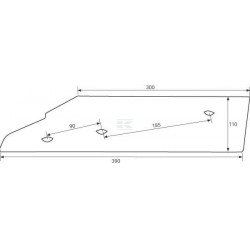 Plaz Scurt Dreapta Plug Kuhn 278074 KRAMP