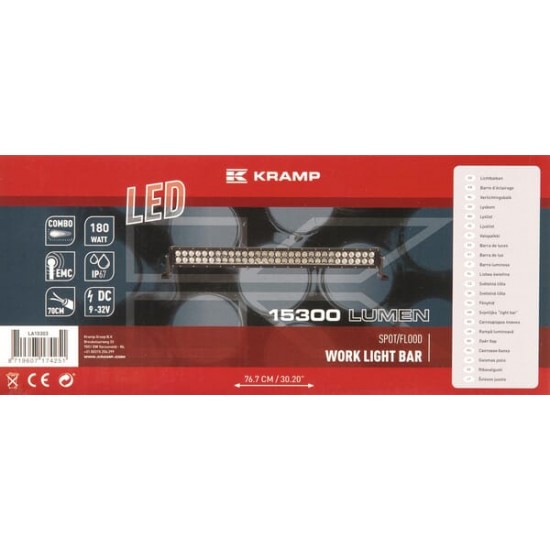 Proiector Rectangular 12/24V 15300lm 180W LA10303 KRAMP