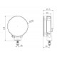 Proiector Rotund 12/24V 3420lm 27W LA10907 KRAMP Proiector Rotund 12/24V 3420lm 27W LA10907 KRAMP