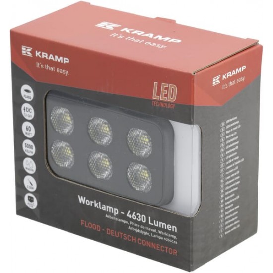 Proiector Dreptunghiular 12/24V 4630lm 60W LA10834 KRAMP