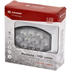 Proiector Oval 12/24V 1900lm 15W LA10020 KRAMP