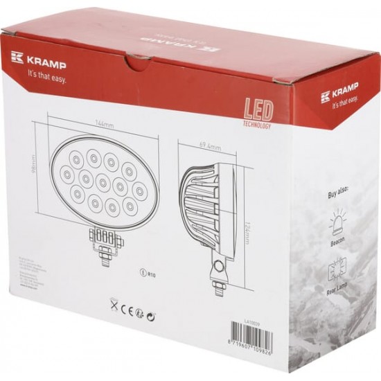 Proiector Oval 12/24V 3510lm 35w LA10039 KRAMP