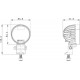 Proiector Rotund 12/24V 4000lm 40w LA10551 KRAMP