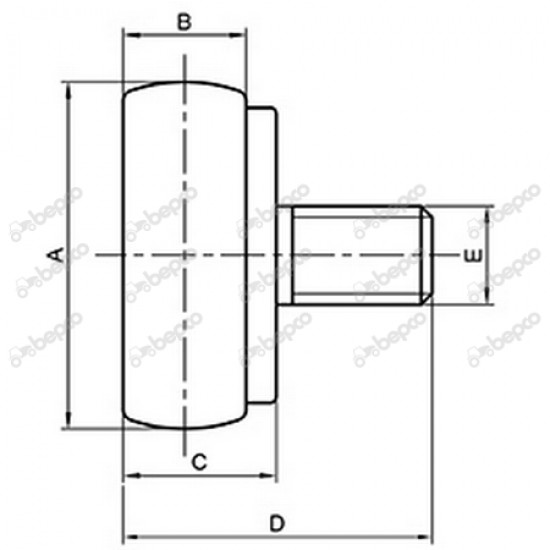 Rola Piston 58.103 Welger 1121160500 B127046 58.103 B127046/00031 BEPCO