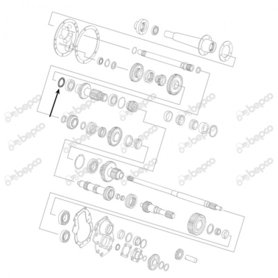 Rulment Ace Ambreiaj Ford 81800749 E61-GE-9 E61GE9 24/266-2 BEPCO