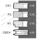 Segmenti 28/34-49 Case IH Claas / Renault Fendt Steyr 130100030708 F183200310040 F199204310020 F311200310010 VPB4260 VPB4280 28/34-49 28/34-49 BEPCO