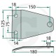 Suport Cutit Cositoare Deutz-Fahr Krone Kuhn Taarup Vicon/PZ 525PZ-0250 152076.0 A142438300  PZ-0250K0 VGTF0288K0 Z1033760 GRANIT