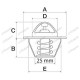 Termostat Case IH John Deere New Holland Steyr 2856543 4215604M2 4215605M1 4215605M2 504083236 705257A1 84383461 54/143-360 74717126/2853135 GRANIT