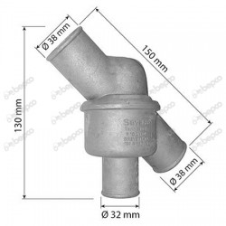 Termostat Fiat 8812039 8819129 8822893 8826010 8830331 23/143-31 BEPCO Termostat Fiat 8812039 8819129 8822893 8826010 8830331 23/143-31 BEPCO