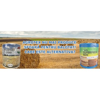 Agrotex nu mai produce sfoară de balotat: iată alternativa noastră!