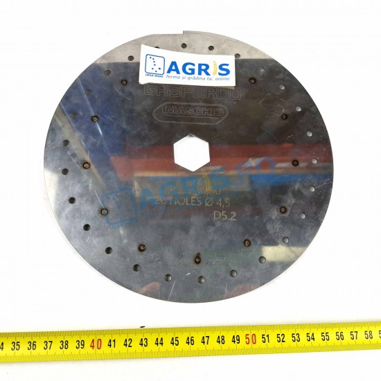 Disc semanatoare GASPARDO porumb 26 gauri x 4.5mm Disc semanatoare GASPARDO porumb 26 gauri x 4.5mm