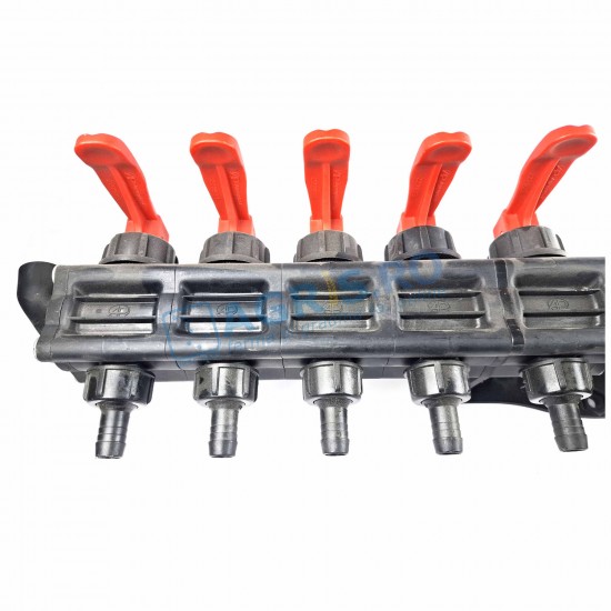 Distribuitor 6 Cai / Clapete Agroplast Model Nou Masina Erbicidat 228130