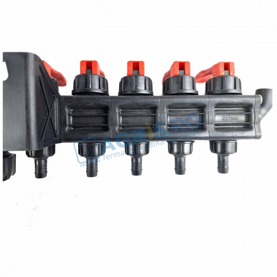 Distribuitor 6 Cai / Clapete Agroplast Model Nou Masina Erbicidat 228130